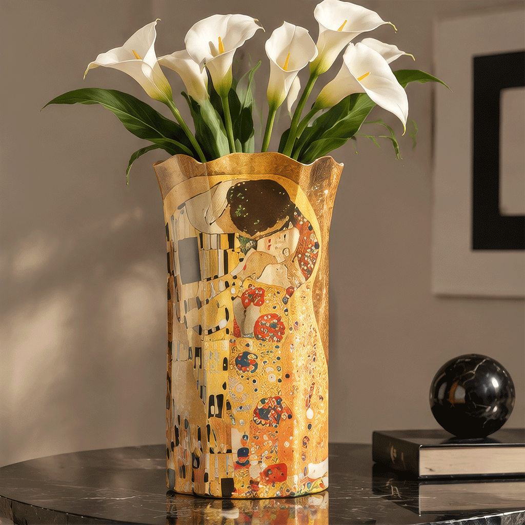 NEXAURAO® Klimt The Kiss Art Vase