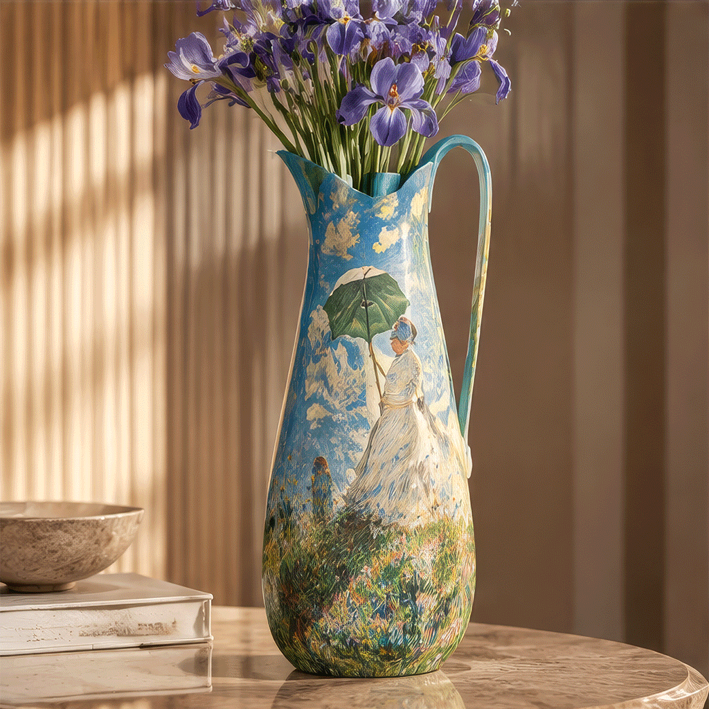 NEXAURAO® Monet Umbrella Art Pitcher Vase
