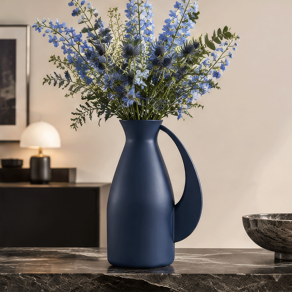 NEXAURAO® Midnight Blue Pitcher Vase