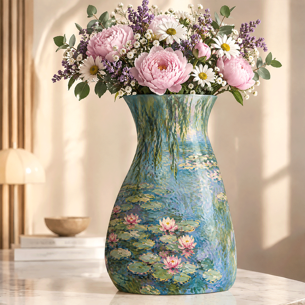 NEXAURAO® Water Lilies Art Vase