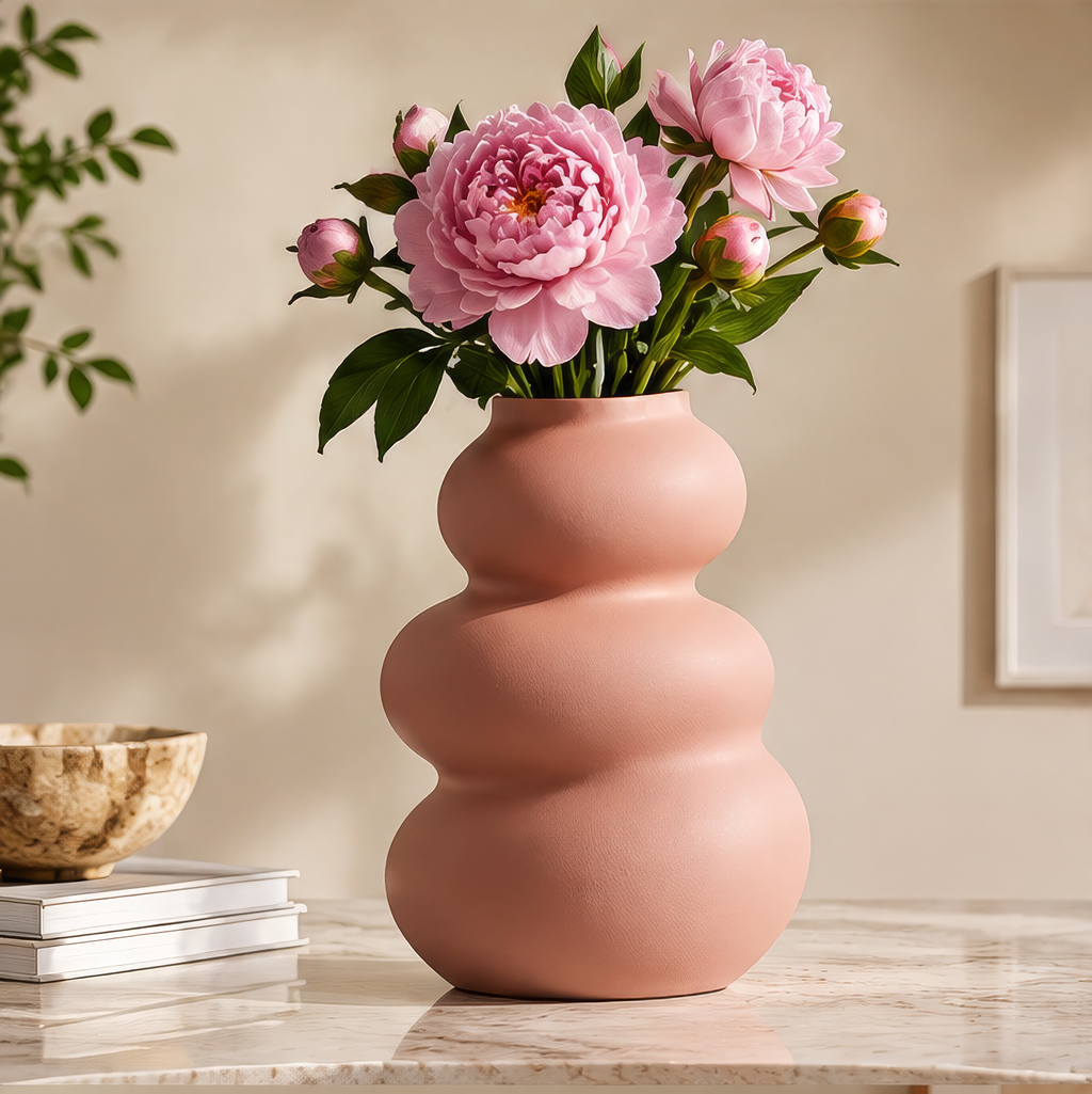 NEXAURAO® Bubble Gourd Ceramic Vase