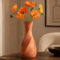 NEXAURAO® Terracotta Spiral Vase