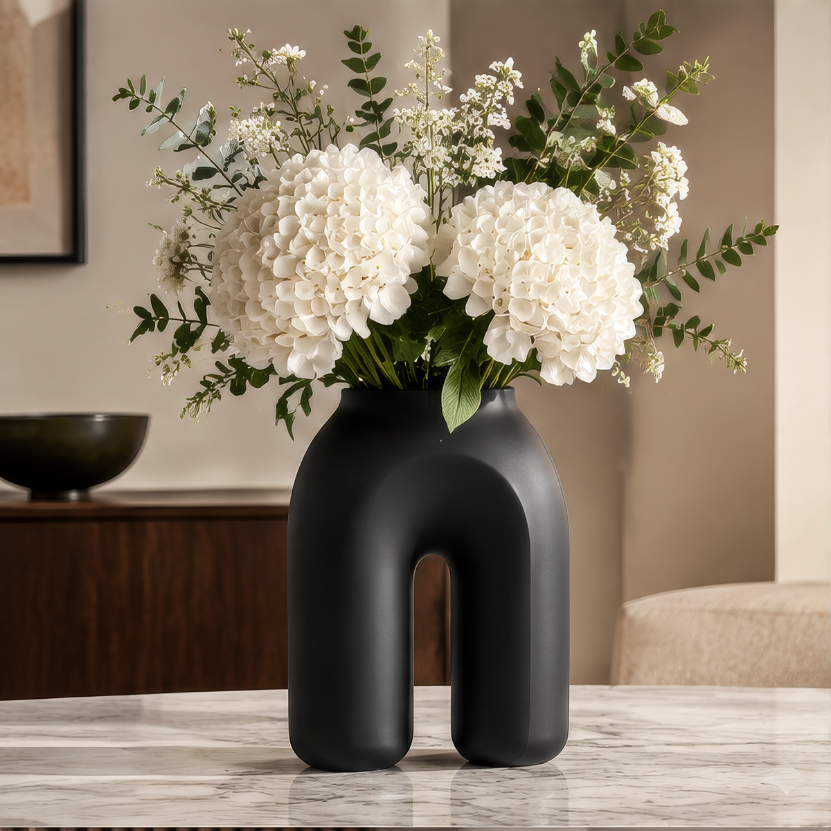 NEXAURAO® Arch Sculptural Matte Vase