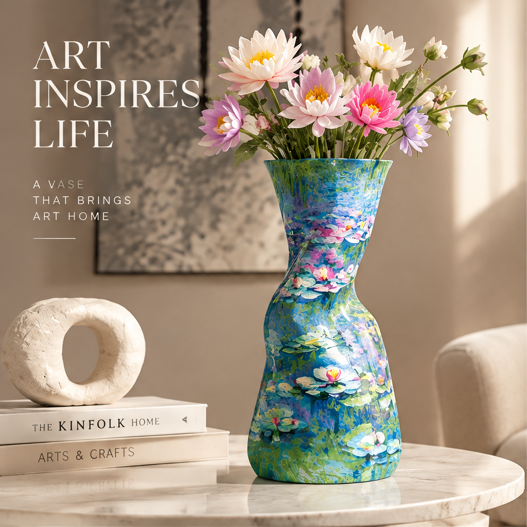 NEXAURAO® Monet Twist Art Vase
