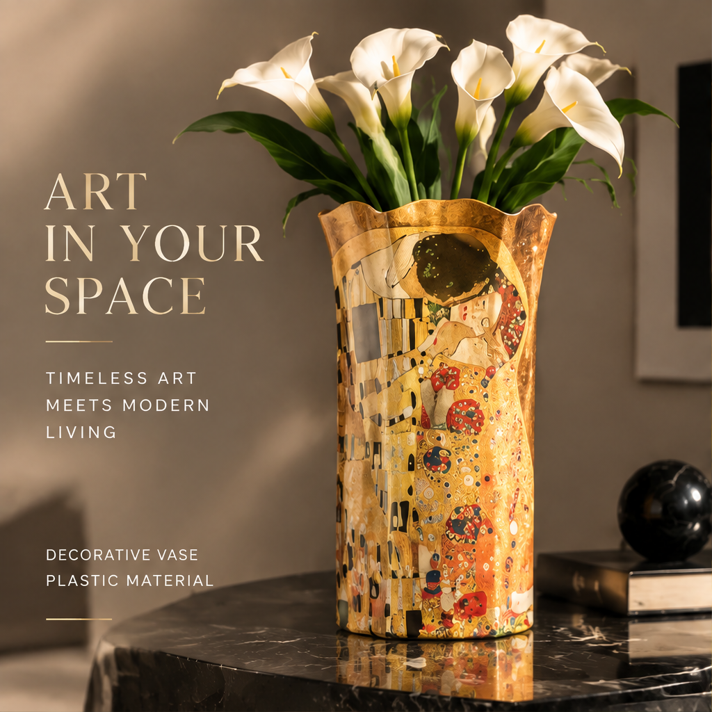 NEXAURAO® Klimt The Kiss Art Vase