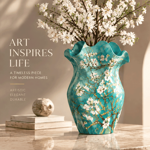 NEXAURAO® Almond Blossom Art Vase