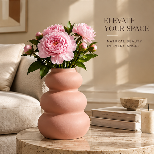 NEXAURAO® Bubble Gourd Ceramic Vase