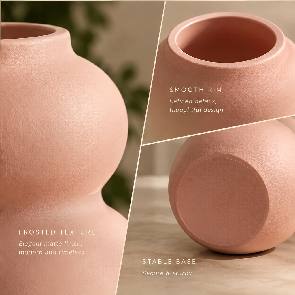 NEXAURAO® Bubble Gourd Ceramic Vase