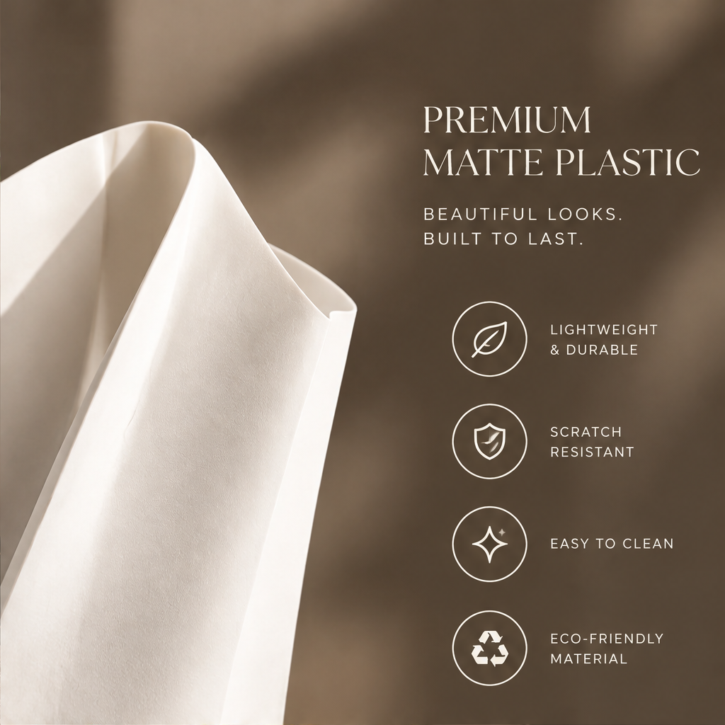 NEXAURAO® White Folded Art Vase