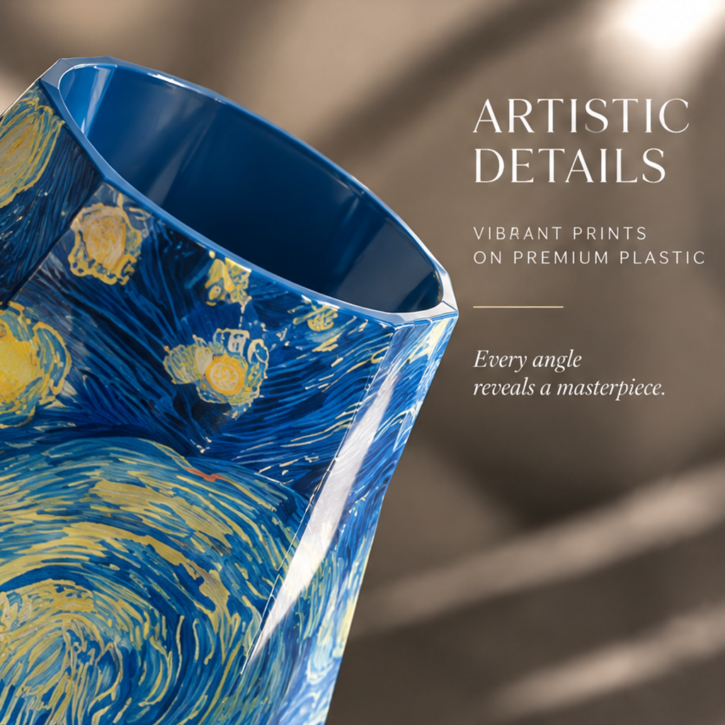 NEXAURAO® Starry Night Art Vase