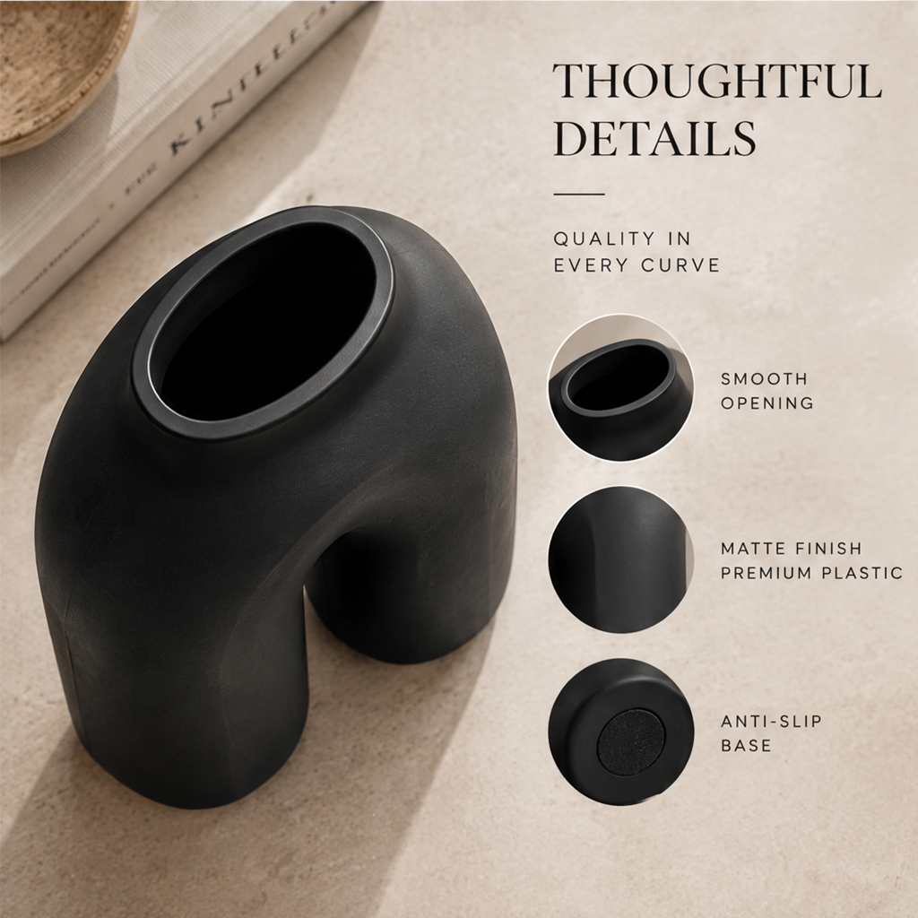 NEXAURAO® Arch Sculptural Matte Vase