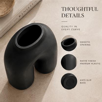 NEXAURAO® Arch Sculptural Matte Vase