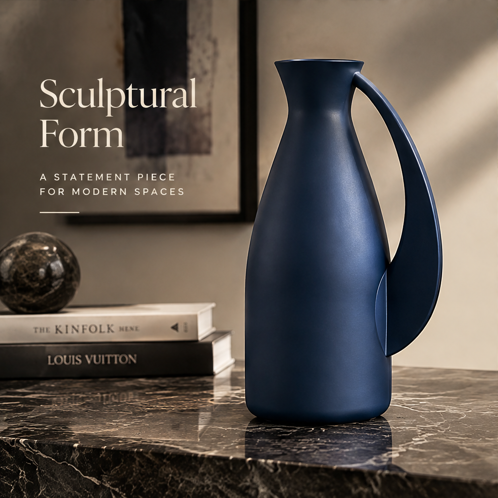 NEXAURAO® Midnight Blue Pitcher Vase