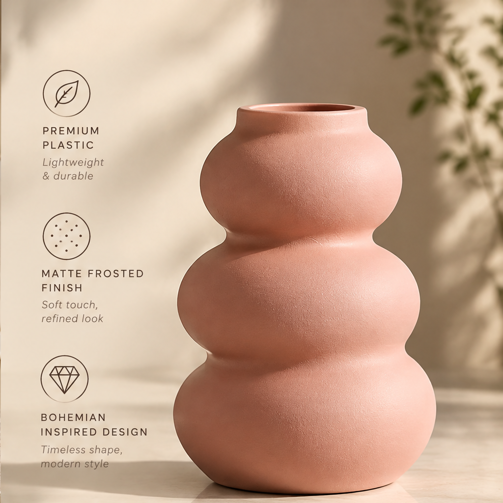 NEXAURAO® Bubble Gourd Ceramic Vase