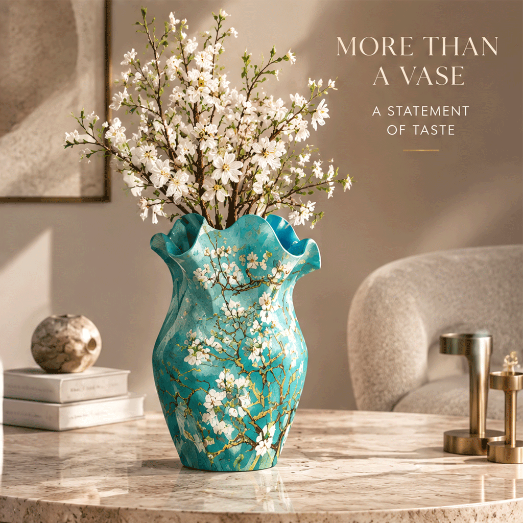 NEXAURAO® Almond Blossom Art Vase