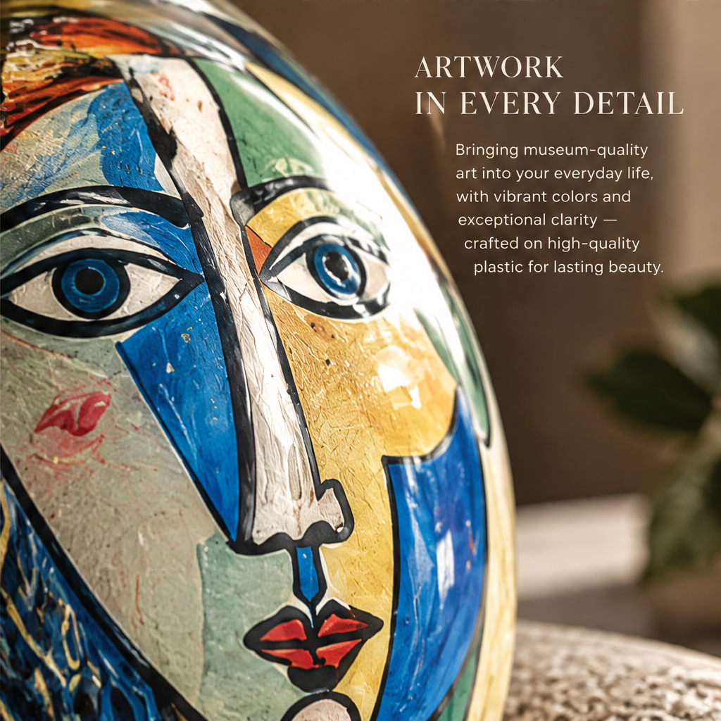 NEXAURAO® Abstract Cubist Art Vase